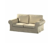 Dekoria Potah na pohovku IKEA Ektorp 2-místná, rozkládací, STARÝ MODEL, světle bežová, pohovka Ektorp 2-místná rozkládací, Teddy, 702-81