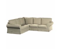 Dekoria Potah na pohovku IKEA  Ektorp rohová, šedobéžový šenil, pohovka Ektorp rohová, City, 704-80