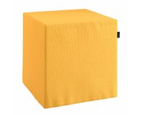 Dekoria Sedák Cube - kostka pevná 40x40x40, slunečně žlutá, 40 x 40 x 40 cm, Loneta, 133-40