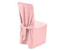Dekoria Návlek na židli, práškově růžová, 45 x 94 cm, Loneta, 133-39