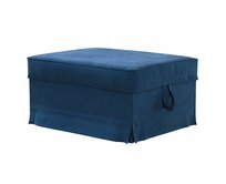 Dekoria Potah na podnožku Ektorp Bromma, tmavě modrá, podnožka Ektorp Bromma, Velvet, 704-29