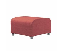 Dekoria Potah na podnožku Klippan, červená, podnožka Klippan, Chenille, 162-05