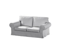 Dekoria Potah na pohovku IKEA Ektorp 2-místná rozkládací  NOVÝ MODEL 2012, szary, Ektorp 2-m rozkl. od 2012, Madrid, 162-02