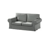 Dekoria Potah na pohovku IKEA Ektorp 2-místná rozkládací  NOVÝ MODEL 2012, modrá melanž, Ektorp 2-m rozkl. od 2012, Madrid, 162-32