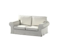 Dekoria Potah na pohovku IKEA Ektorp 2-místná rozkládací  NOVÝ MODEL 2012, šedá, Ektorp 2-m rozkl. od 2012, Living II, 162-37