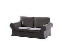 Dekoria Potah na pohovku IKEA  Ektorp 2-místná, nerozkládací, hnědá, pohovka Ektorp 2-místná, Ingrid, 705-45