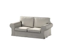 Dekoria Potah na pohovku IKEA  Ektorp 2-místná, nerozkládací, šedá, pohovka Ektorp 2-místná, Living II, 162-00