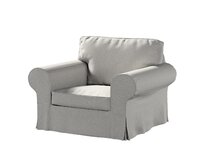 Dekoria Potah na křeslo IKEA Ektorp, szaro-beżowy, křeslo Ektorp, Madrid, 162-03