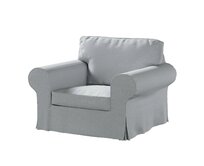 Dekoria Potah na křeslo IKEA Ektorp, šedá, křeslo Ektorp, Amsterdam, 704-55