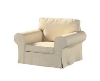 Dekoria Potah na křeslo IKEA Ektorp, šedobéžová, křeslo Ektorp, Chenille, 162-26