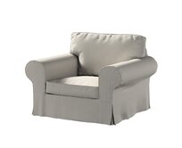 Dekoria Potah na křeslo IKEA Ektorp, šedá, křeslo Ektorp, Living II, 162-00