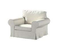 Dekoria Potah na křeslo IKEA Ektorp, světle šedá, křeslo Ektorp, Living II, 162-01