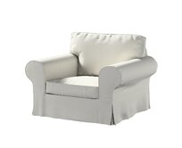 Dekoria Potah na křeslo IKEA Ektorp, šedá, křeslo Ektorp, Living II, 162-37
