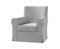 Dekoria Potah na křeslo IKEA Ektorp Jennylund, béžová a modrá, kØeslo Ektorp Jennylund, Living II, 162-23