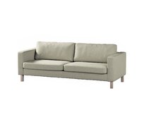 Dekoria Potah na pohovku IKEA  Karlstad 3-místná, nerozkládací, krátký, písek, pohovka Karlstad 3-místná, Madrid, 162-22