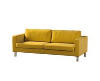 Dekoria Potah na pohovku IKEA  Karlstad 3-místná, nerozkládací, krátký, medová, pohovka Karlstad 3-místná, Ingrid, 705-46