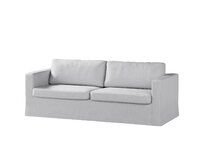 Dekoria Potah na pohovku IKEA  Karlstad 3-místná, nerozkládací, dlouhý, szary, pohovka Karlstad 3-místná, Madrid, 162-02