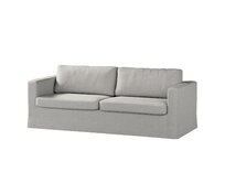 Dekoria Potah na pohovku IKEA  Karlstad 3-místná, nerozkládací, dlouhý, szaro-beżowy, pohovka Karlstad 3-místná, Madrid, 162-03