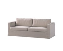 Dekoria Potah na pohovku IKEA  Karlstad 3-místná, nerozkládací, dlouhý, béžová , pohovka Karlstad 3-místná, Ingrid, 705-44