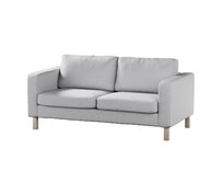 Dekoria Potah na pohovku IKEA  Karlstad 2-místná, nerozkládací, krátký, szary, pohovka Karlstad 2-místná, Madrid, 162-02