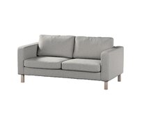 Dekoria Potah na pohovku IKEA  Karlstad 2-místná, nerozkládací, krátký, szaro-beżowy, pohovka Karlstad 2-místná, Madrid, 162-03