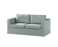 Dekoria Potah na pohovku IKEA  Karlstad 2-místná , nerozkládací, dlouhý, béžová a eukalyptová, pohovka Karlstad 2-místná, Madrid, 162-04
