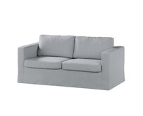 Dekoria Potah na pohovku IKEA  Karlstad 2-místná , nerozkládací, dlouhý, šedá, pohovka Karlstad 2-místná, Amsterdam, 704-55