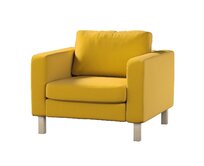 Dekoria Potah na křeslo IKEA Karlstad, krátký, medová, potah na křeslo Karlstad krátký, Ingrid, 705-46