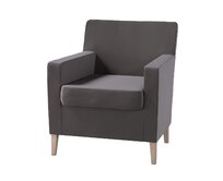 Dekoria Potah na křeslo IKEA Karlstad, hnědá, Potah na křeslo Karlstad, Ingrid, 705-45