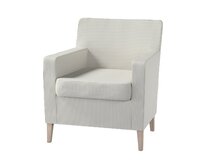 Dekoria Potah na křeslo IKEA Karlstad, světle šedá, Potah na křeslo Karlstad, Living II, 162-01