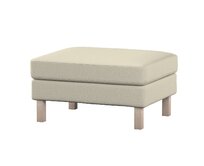 Dekoria Potah na podnožku IKEA Karlstad, béžová, potah na podnožku Karlstad, Madrid, 161-59