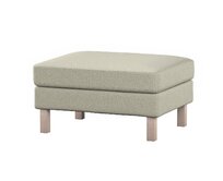 Dekoria Potah na podnožku IKEA Karlstad, písek, potah na podnožku Karlstad, Madrid, 162-22