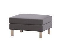 Dekoria Potah na podnožku IKEA Karlstad, hnědá, potah na podnožku Karlstad, Ingrid, 705-45