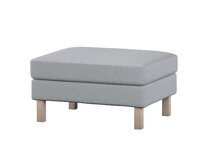 Dekoria Potah na podnožku IKEA Karlstad, šedá, potah na podnožku Karlstad, Amsterdam, 704-55