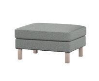 Dekoria Potah na podnožku IKEA Karlstad, modrá melanž, potah na podnožku Karlstad, Madrid, 162-32