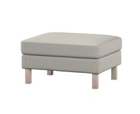 Dekoria Potah na podnožku IKEA Karlstad, šedá, potah na podnožku Karlstad, Living II, 162-00