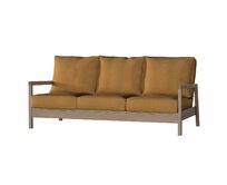 Dekoria Potah na pohovku IKEA Lillberg 3-místná nerozkládací, med, pohovka Lillberg 3-místná, Chenille, 162-27