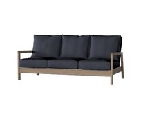 Dekoria Potah na pohovku IKEA Lillberg 3-místná nerozkládací, tmavě modrá melanž, pohovka Lillberg 3-místná, Madrid, 162-30