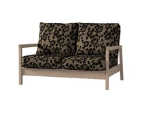Dekoria Potah na pohovku IKEA Lillberg 2-místná nerozkládací, béžová a černá, pohovka Lillberg 2-místná, Living II, 162-11
