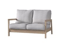Dekoria Potah na pohovku IKEA Lillberg 2-místná nerozkládací, béžová a modrá, pohovka Lillberg 2-místná, Living II, 162-23