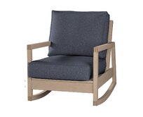 Dekoria Potah na křeslo IKEA Lillberg, tmavě modrá melanž, kØeslo Lillberg, Madrid, 162-30