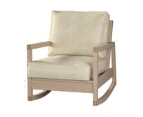 Dekoria Potah na křeslo IKEA Lillberg, béžová a zlatá, kØeslo Lillberg, Living II, 162-07