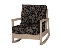 Dekoria Potah na křeslo IKEA Lillberg, hnědá a černá, kØeslo Lillberg, Living II, 162-10