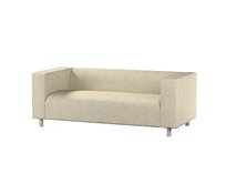 Dekoria Potah na pohovku IKEA Klippan 2-místná, béžová a zlatá, pohovka Klippan 2-místná, Living II, 162-07