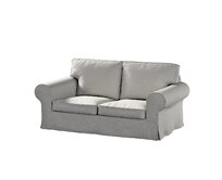 Dekoria Potah na pohovku IKEA  Ektorp 2-místná, rozkládací, STARÝ MODEL, szaro-beżowy, pohovka Ektorp 2-místná rozkládací, Madrid, 162-03