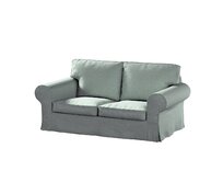 Dekoria Potah na pohovku IKEA  Ektorp 2-místná, rozkládací, STARÝ MODEL, béžová a eukalyptová, pohovka Ektorp 2-místná rozkládací, Madrid, 162-04