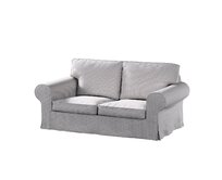Dekoria Potah na pohovku IKEA  Ektorp 2-místná, rozkládací, STARÝ MODEL, béžová a modrá, pohovka Ektorp 2-místná rozkládací, Living II, 162-23