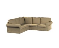 Dekoria Potah na pohovku IKEA  Ektorp rohová, tmavě béžová, pohovka Ektorp rohová, Living II, 162-09