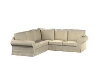 Dekoria Potah na pohovku IKEA  Ektorp rohová, béžová a zlatá, pohovka Ektorp rohová, Living II, 162-07