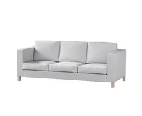 Dekoria Potah na pohovku IKEA  Karlanda 3-místná nerozkládací, krátký, szary, pohovka Karlanda 3-místná, Madrid, 162-02